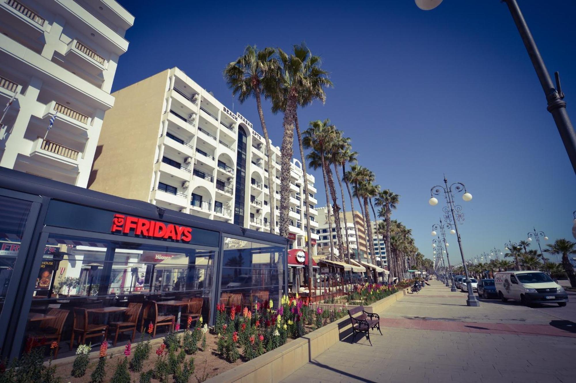 Krasas Beach Apartment Rentals ลาร์นาคา ภายนอก รูปภาพ